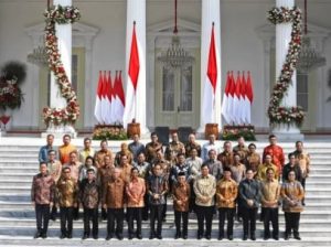 Jokowi dan Menteri di Kabinet Indonesia Maju, ANTARA FOTO/Puspa Perwitasari