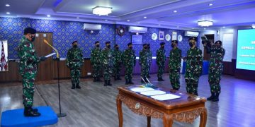 Kasal Pimpin Sertijab Kaladokgi TNI AL