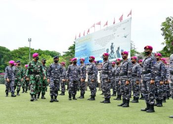 TNI AL Gelar Pasukan Nakes Untuk Makin Gencarkan Serbuan Vaksinasi Maritim