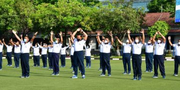 Kasal Olahraga Bersama Prajurit Koarmada I