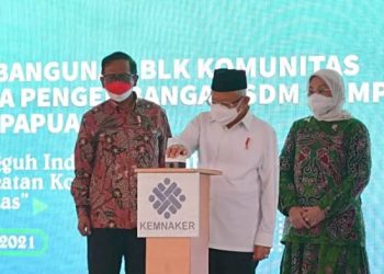 Tinjau GKI di Tanah Papua, Wapres Minta Jaga Masyarakat dari Penularan Covid-19