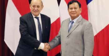 Menhan Prabowo Terima Kunjungan Menlu Prancis, Sepakat Kerja Sama Intelijen