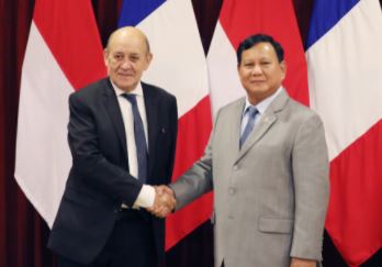 Menhan Prabowo Terima Kunjungan Menlu Prancis, Sepakat Kerja Sama Intelijen