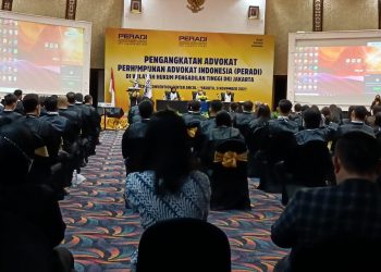 PERADI SAI Lantik Advokat Baru di Wilayah DKI Jakarta, Organisasi Advokat Kapan Nyatunya?
