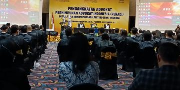 PERADI SAI Lantik Advokat Baru di Wilayah DKI Jakarta, Organisasi Advokat Kapan Nyatunya?