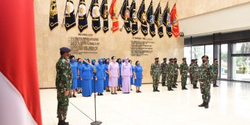 Kasal Terima Pelaporan Korps Kenaikan Pangkat 11 Pati TNI AL