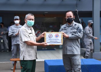 Kepala Bakamla RI Lepas Kendaran Pengangkut Bantuan Peduli Semeru