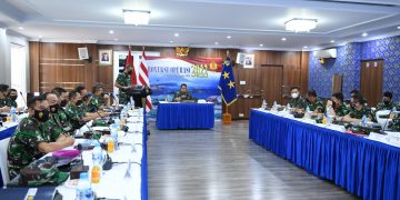 Jamin Keamanan Laut Yurisdiksi Nasional, TNI AL Gelar Rakor Proyeksi Operasi Tahun 2022