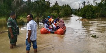 Banjir Kecamatan Kluet Tengah Surut Meski Masih Tergenang 30 cm