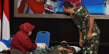 Atasi Kekurangan  Stok Darah,  Kodiklat TNI AL Gelar Donor Darah