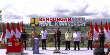 Jokowi Resmikan Bendungan Kuwil Kawangkoan Rp 1,9 triliun di Minahasa Utara