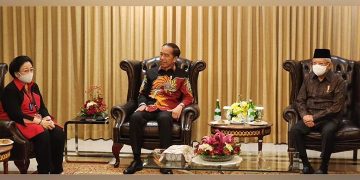 Presiden Jokowi dan Maruf Amin Hadiri HUT PDIP ke-50