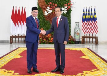 Presiden Jokowi Sambut Kunjungan Resmi PM Anwar Ibrahim di Istana Bogor