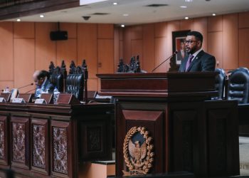 Waket Komite I DPD RI Sampaikan Aspirasi DBH Migas dan Dades di Sidang Paripurna