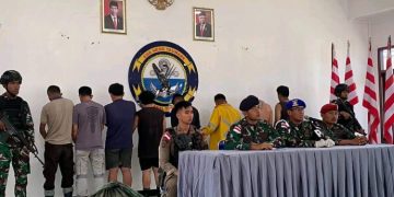 TNI AL Bersinergi Tangkap Pelaku Pencurian 34 Karung Berisi Konsentrat Milik Freeport
