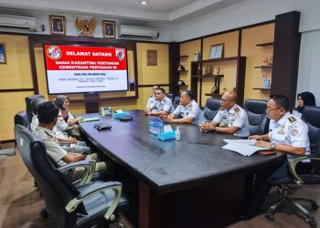 Tindaklanjuti Kerjasama, Bakamla Zona Tengah Terima Kunjungan Barantan Manado