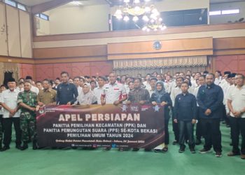 Sambut Pemilu 2024, Anggota PPS Se Kota Bekasi Resmi Dilantik