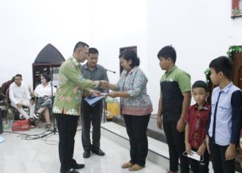 Dandim Hadiri Perayaan Natal Keluarga Besar Korem 102 Panju Panjung