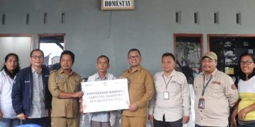 Jelang F1- H20, PT Inalum Bersama Kemenparekraf RI Bantu Fasilitas Homestay Bagi Pokdarwis Desa Meat