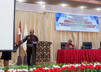 Niko Tike Wakili Pj Gubernur Buka Bintek E-purchasing Pengadaan Barang dan Jasa