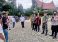 Kapolres Toba Pimpin Pelaksanaan Pengamanan Aksi Unjuk Rasa Damai