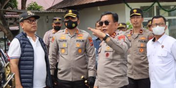 Kapolda Sumut Tinjau Progres Pembangunan Veneu F1-H20, di Balige