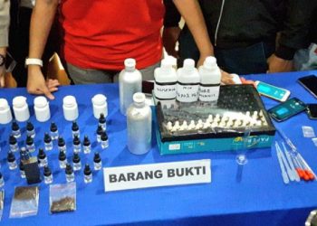 Polisi Bongkar Sindikat Pengedar Narkoba Jenis Liquid Vape