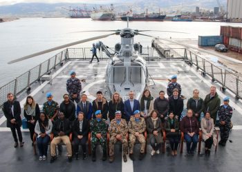 Satgas Perdamaian TNI AL, KRI Frans Kaisiepo-368 Dijuluki “The Power Host of MTF”