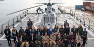 Satgas Perdamaian TNI AL, KRI Frans Kaisiepo-368 Dijuluki “The Power Host of MTF”