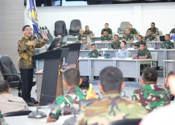 Kuliah Umum Laksamana TNI (Purn) Prof. Dr Marsetio Kepada Pasis Dikreg Seskoal Angkatan Ke-61 TA 2023