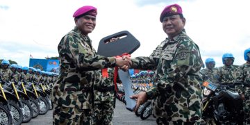TNI AL Terima ALPALHANKAM  dari Menteri Pertahanan Republik Indonesia