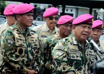 Menhan RI : Disiplin Korps Marinir TNI AL Terkenal Sepanjang Masa