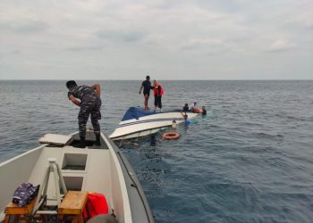 TNI AL Berhasil Evakuasi Rombongan Bupati Morowali yang Alami Laka Laut