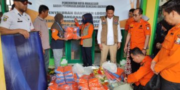 BNPB Berikan Bantuan Guna Penanganan Banjir di Makassar