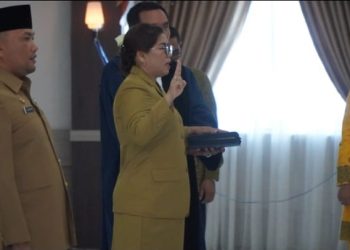 Pemkab Langkat Lantik 8 Pejabat Eselon II, Plt. Bupati H.Syah Afandi SH Ingatkan Tiga Peran Pemimpin