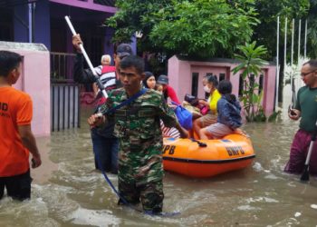 Banjir Kota Surakarta Meluas, Sebanyak 7.885 Warga Mengungsi