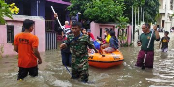 Banjir Kota Surakarta Meluas, Sebanyak 7.885 Warga Mengungsi