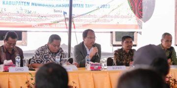 Bupati Humbahas Hadiri Musrenbang Kecamatan Pollung