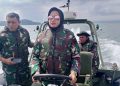 Srikandi TNI AD Pimpin Tim Mopat Bekangdam I/ BB Pengamanan F1 Power Boat