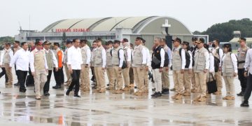 Presiden Joko Widodo Berangkatkan Dukungan Kemanusiaan untuk Turkiye dan Suriah Tahap Ketiga