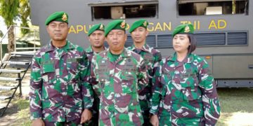 Bekangdam I/ BB, Gelar Dapur Lapangan Bagi Prajurit TNI Pada Pengamanan Penyelenggaraan F1H20