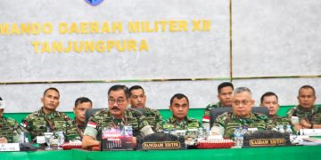 Pangdam Tanjungpura Buka Rapim Kodam XII/Tpr TA 2023