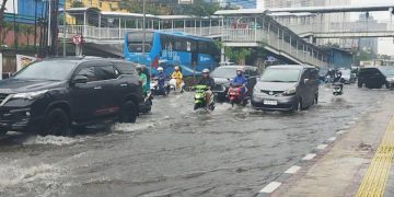 Hujan Guyur Jakarta Sepanjang Malam, Enam Ruas Jalan Terendam Banjir