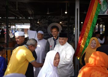 Pedagang Pasar Syariah Ulul Albab Sampaikan Keluhannya Usai Silaturahim Bersama Wagubri