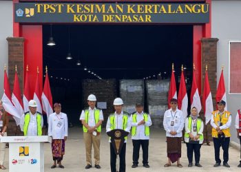 Presiden Jokowi Resmikan TPST Kesiman Kertalangu di Denpasar