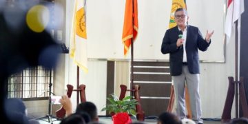 Kuliah Umum di Unika St Thomas, Hasto: Pancasila Ideologi Pembebasan Orang Miskin