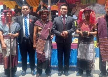Wakil Bupati Humbahas Hadiri Pesta Bona Taon Paturebona Rambe di Pakkat