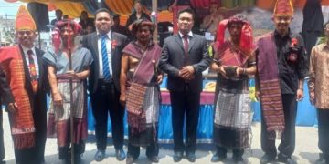 Wakil Bupati Humbahas Hadiri Pesta Bona Taon Paturebona Rambe di Pakkat