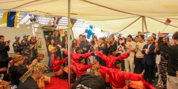 Satgas MTF TNI AL Berperan Sebagai Peacekeeper, Duta Budaya dan Duta Pariwisata Indonesia