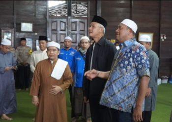 Kunjungi Tuan Guru Besilam, Ganjar Pranowo Disambut Plt Bupati Langkat
